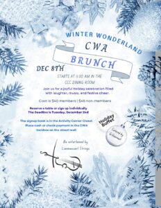 CWA Xmas Brunch